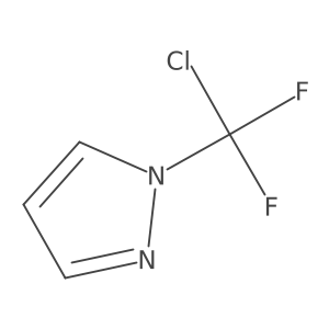 1-(Chloro-difluoro-methyl)-1H-pyrazole结构式
