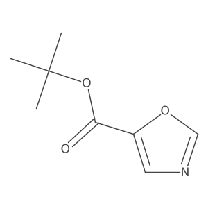 Tert-butyl 1,3-oxazole-5-carboxylate结构式