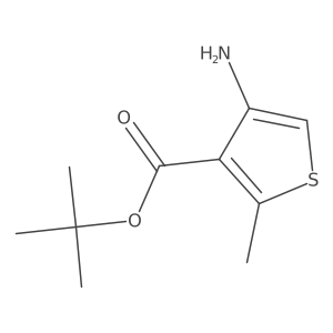 Tert-butyl 4-amino-2-methylthiophene-3-carboxylate Structure