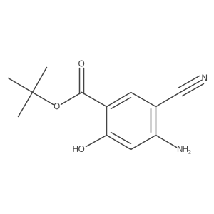 Tert-butyl 4-amino-5-cyano-2-hydroxybenzoate Structure