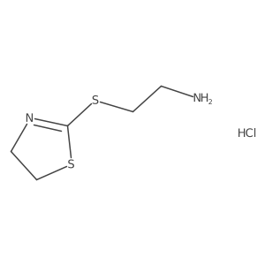 2-((4,5-Dihydrothiazol-2-yl)thio)ethan-1-amine hydrochloride结构式