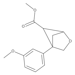 Methyl 4-(3-methoxyphenyl)-2-oxabicyclo[2.1.1]hexane-5-carboxylate结构式