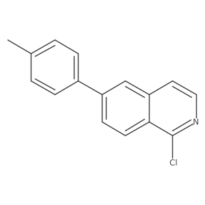 1-Chloro-6-(p-tolyl)isoquinoline结构式