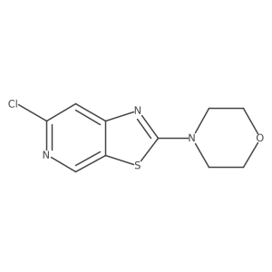 4-(6-Chlorothiazolo[5,4-C]pyridin-2-YL)morpholine结构式