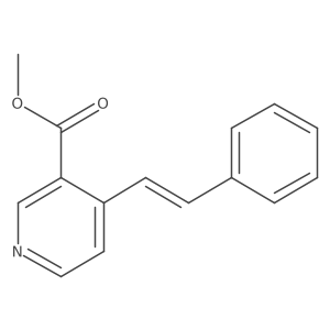 Methyl (E)-4-Styrylnicotinate Structure