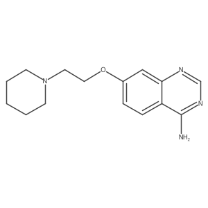 4-Amino-7-(2-piperidinoethoxy)quinazoline结构式