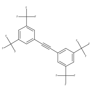 1,2-Bis[3,5-bis(trifluoromethyl)phenyl]ethyne结构式