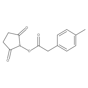 2,5-Dioxopyrrolidin-1-yl 2-(p-tolyl)acetate结构式