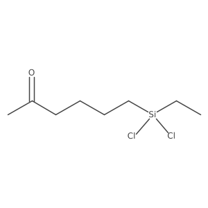 6-(Dichloroethylsilyl)-2-hexanone Structure