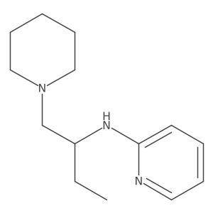 N-[1-(1-Piperidinylmethyl)propyl]-2-pyridinamine Structure
