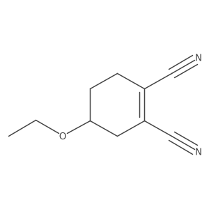 4-Ethoxy-1-cyclohexene-1,2-dicarbonitrile Structure