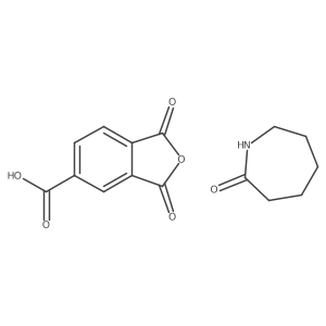 Azepan-2-one;1,3-dioxo-2-benzofuran-5-carboxylic acid结构式