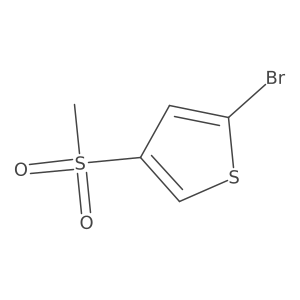 2-Bromo-4-(methylsulfonyl)thiophene Structure