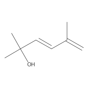 (3E)-2,5-dimethyl-3,5-hexadien-2-ol Structure