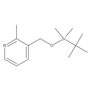 3-(((Tert-butyldimethylsilyl)oxy)methyl)-2-methylpyridine结构式