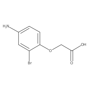 4-Amino-2-bromophenoxyacetic acid结构式