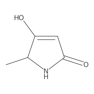 4-Hydroxy-5-methyl-1H-pyrrol-2(5H)-one Structure