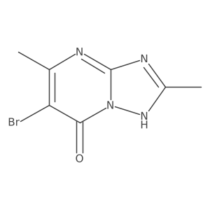 6-Bromo-2,5-dimethyl-[1,2,4]triazolo[1,5-a]pyrimidin-7(4H)-one Structure