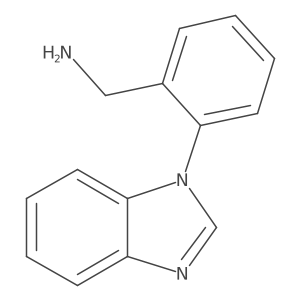 1-[2-(1H-Benzimidazol-1-YL)phenyl]methanamine Structure