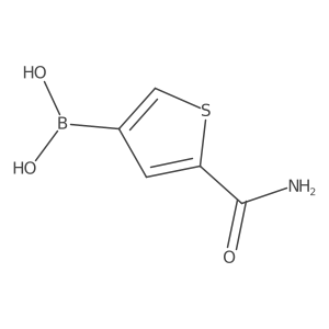 (5-Carbamoylthiophen-3-yl)boronic acid Structure