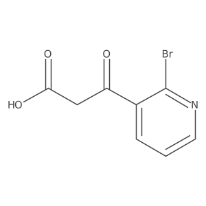 2-Bromo-I(2)-oxo-3-pyridinepropanoic acid Structure