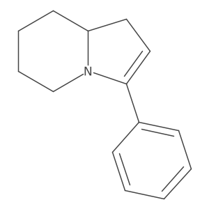 1,5,6,7,8,8a-Hexahydro-3-phenylindolizine结构式