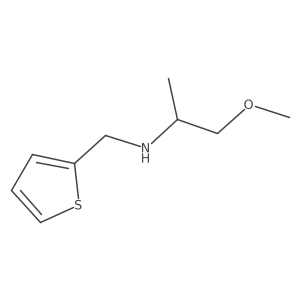 (1-Methoxypropan-2-YL)(thiophen-2-ylmethyl)amine结构式