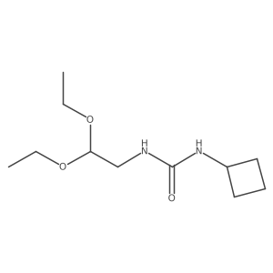 N-Cyclobutyl-Na(2)-(2,2-diethoxyethyl)urea Structure