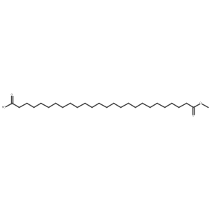 26-Methoxy-26-oxohexacosanoic acid结构式