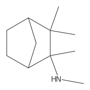 (1s,2r,4r)-N,2,3,3-tetramethylbicyclo[2.2.1]heptan-2-amine结构式