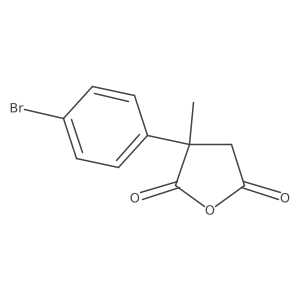 3-(4-Bromophenyl)-3-methyloxolane-2,5-dione结构式