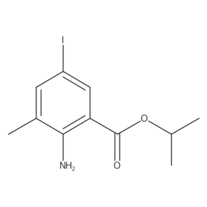 1-Methylethyl 2-amino-5-iodo-3-methylbenzoate Structure