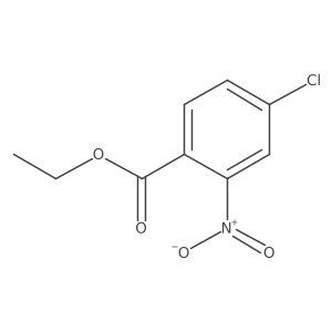 Ethyl 4-chloro-2-nitrobenzoate结构式