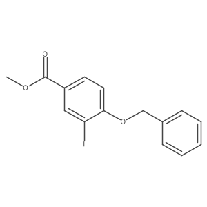 Methyl 3-iodo-4-(phenylmethoxy)benzoate Structure