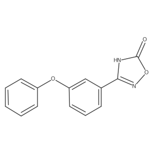 3-(3-Phenoxyphenyl)-4,5-dihydro-1,2,4-oxadiazol-5-one Structure