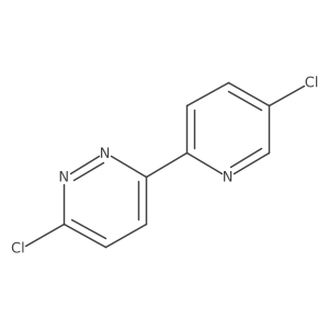 3-Chloro-6-(5-chloro-2-pyridinyl)pyridazine Structure