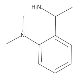 (R)-2-(1-Aminoethyl)-N,N-dimethylaniline结构式