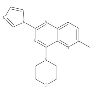 2-(1H-imidazol-1-yl)-6-methyl-4-morpholin-4-ylpyrido[3,2-d]pyrimidine Structure
