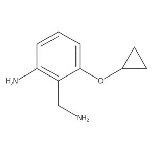 2-(Aminomethyl)-3-cyclopropoxyaniline Structure