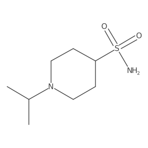1-Propan-2-ylpiperidine-4-sulfonamide结构式