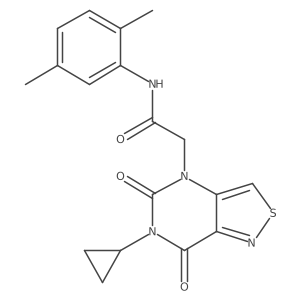 2-{[[(sec-butylamino)carbonyl](methyl)amino]methyl}-N,N,1-trimethyl-1H-benzimidazole-5-carboxamide Structure