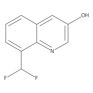 8-(Difluoromethyl)quinolin-3-ol结构式
