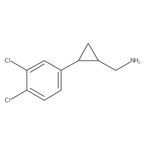 (2-(3,4-Dichlorophenyl)cyclopropyl)methanamine Structure