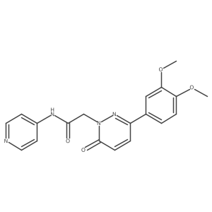 2-(3-(3,4-dimethoxyphenyl)-6-oxopyridazin-1(6H)-yl)-N-(pyridin-4-yl)acetamide Structure