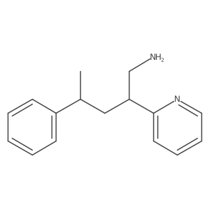 4-Phenyl-2-(pyridin-2-yl)pentan-1-amine Structure