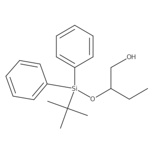 (2R)-2-[[(1,1-Dimethylethyl)diphenylsilyl]oxy]-1-butanol结构式