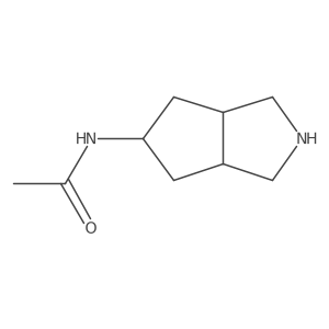 N-((3AR,5s,6aS)-octahydrocyclopenta[c]pyrrol-5-yl)acetamide结构式