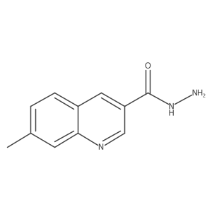 7-Methylquinoline-3-carbohydrazide结构式