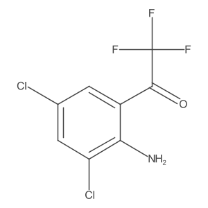 alpha,alpha,alpha-Trifluoro-2'-amino-3',5'-dichloroacetophenone Structure