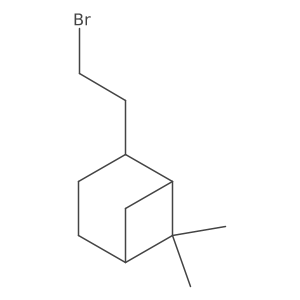 2-((1S,2S,5S)-6,6-dimethylbicyclo[3,1,1]hept-2-yl)-ethyl bromide Structure